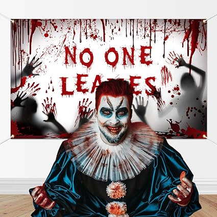 Halloween Bloody Party Banner